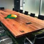 Boardroom Table with logo