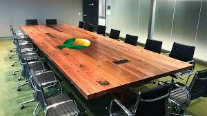 Boardroom Table with logo